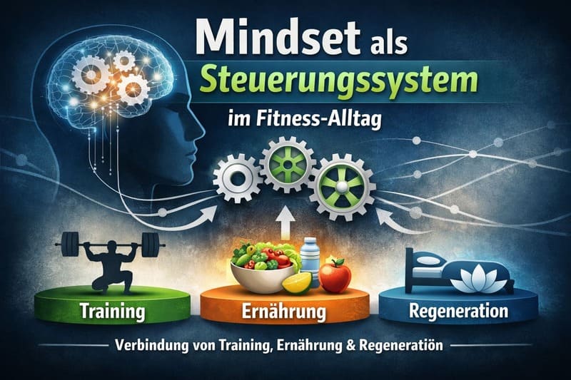 Mindset als Steuerungssystem verbindet Training, Ernährung und Regeneration im Fitness-Alltag