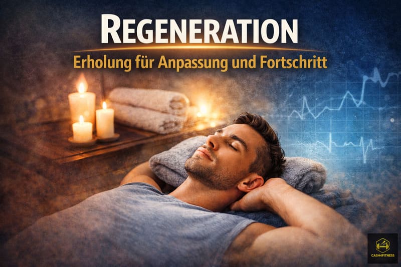 Sportler in ruhiger Regenerationsphase mit entspannter Haltung als Symbol für Integration von Trainingsbelastung im Fitness-System