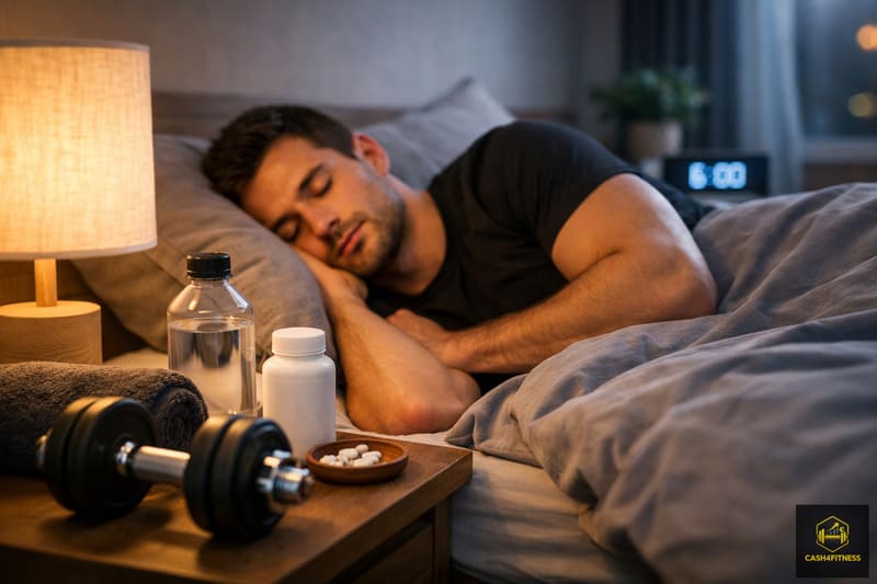 Schlafqualität verbessern durch bewusste Tagesstruktur und Reduktion von Stress zur Unterstützung der Regeneration im Fitness-System